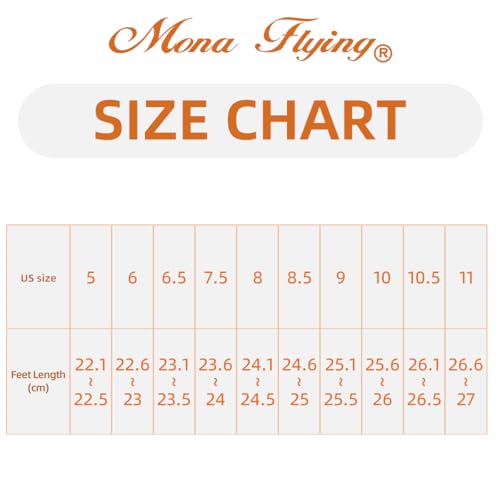 Mona flying Women's Top Leather Square Toe Penny Loafer Dress Casual Slip on Flat Office Work Shoes for Ladies