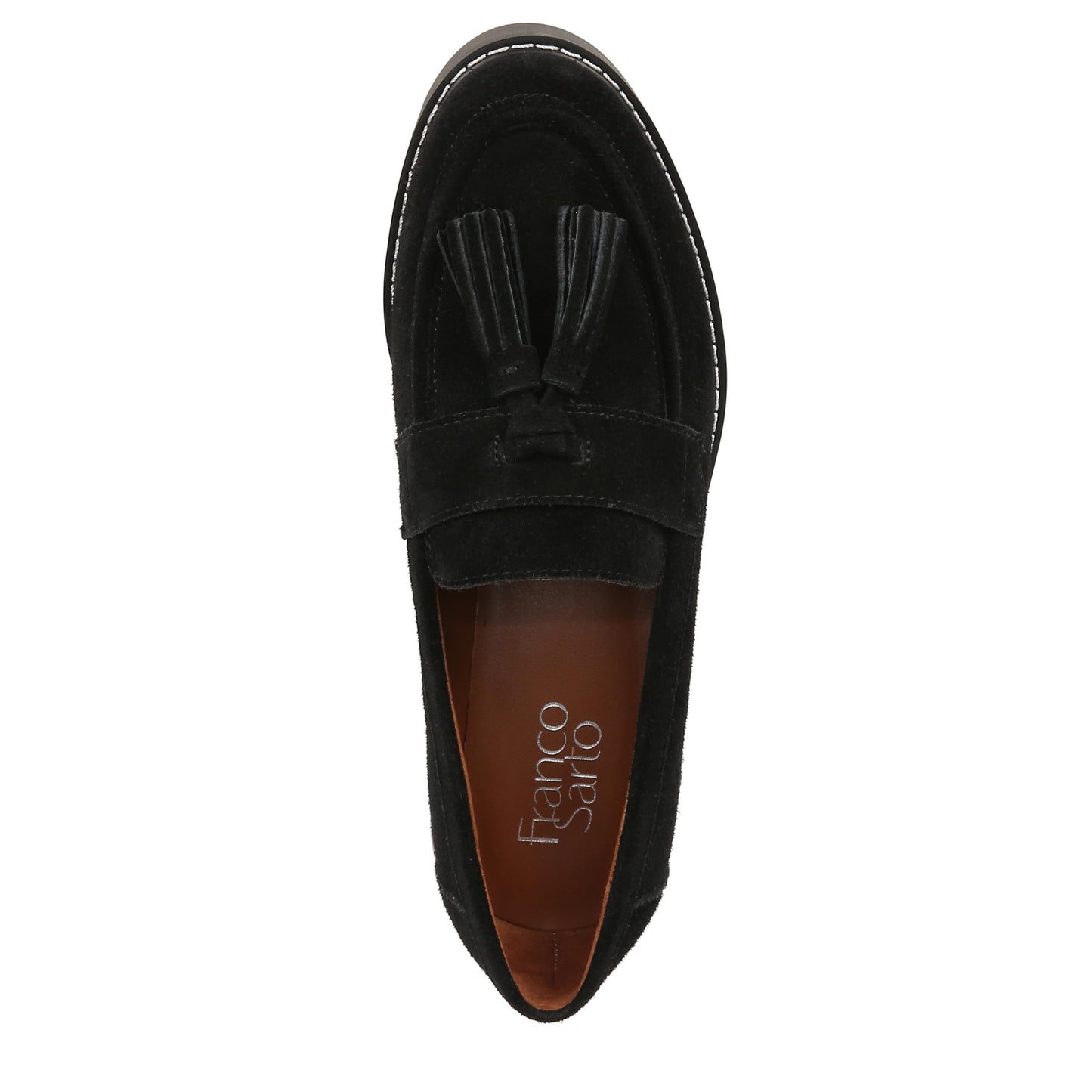 Franco Sarto Womens Carolynn Tassel Loafer