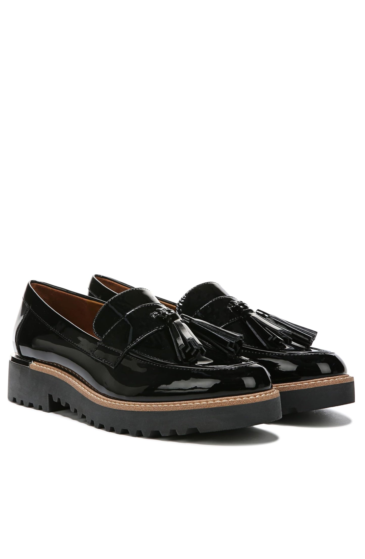 Franco Sarto Womens Carolynn Tassel Loafer