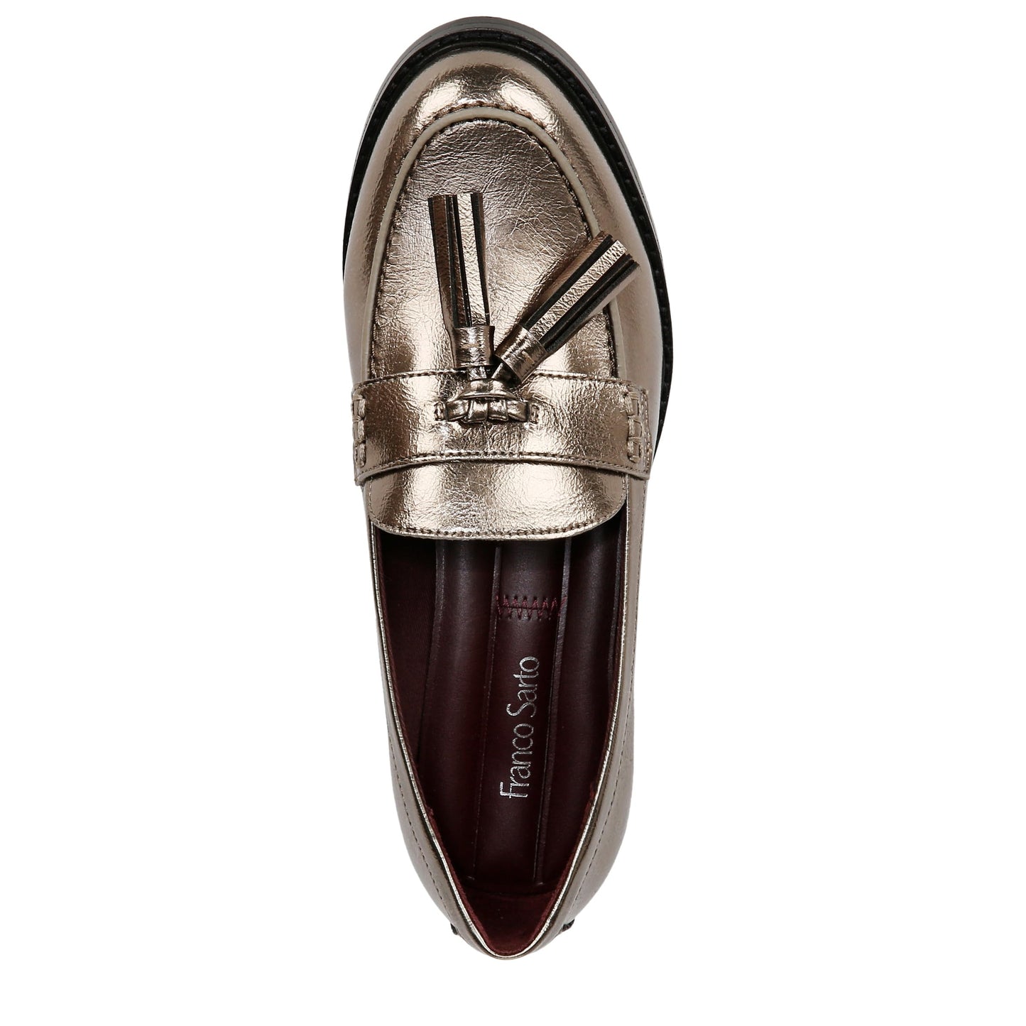 Franco Sarto Womens Carolynn Tassel Loafer