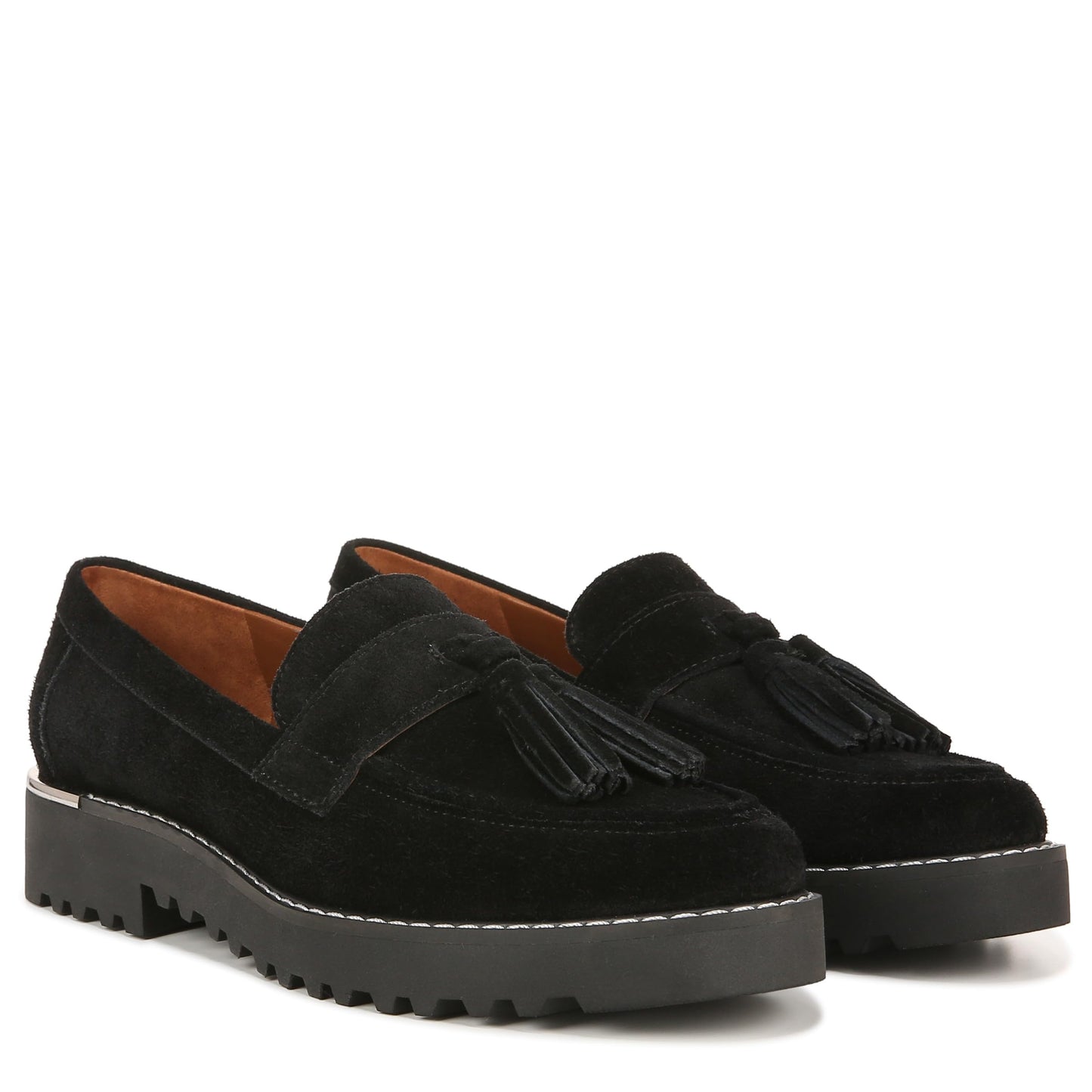 Franco Sarto Womens Carolynn Tassel Loafer