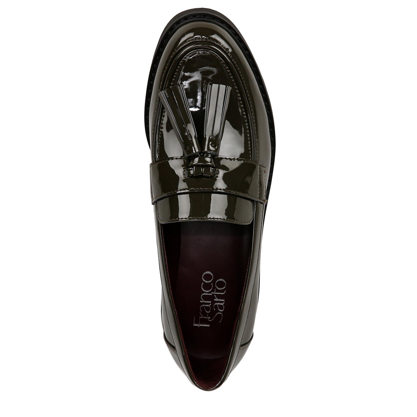 Franco Sarto Womens Carolynn Tassel Loafer