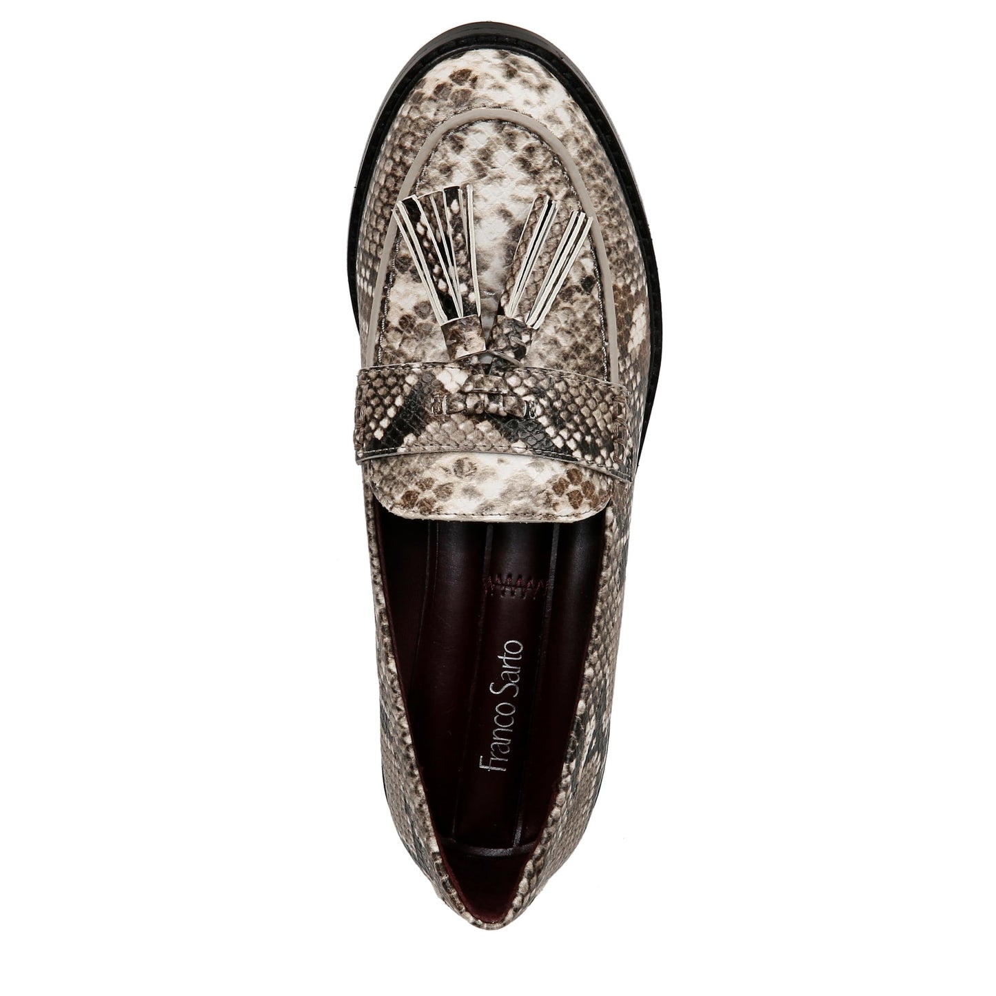 Franco Sarto Womens Carolynn Tassel Loafer