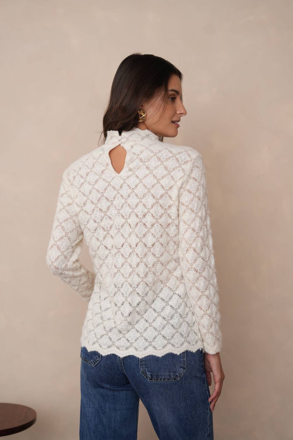 CHOKLATE PARIS - Openwork knit blouse - 81042