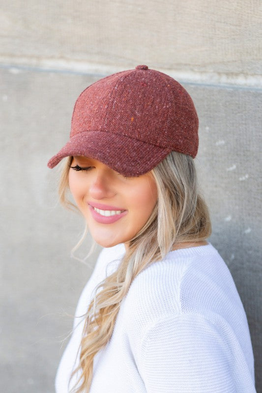 Fall Tweed Ball Cap