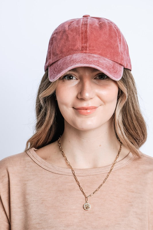 VINTAGE BASIC WASHED CAP