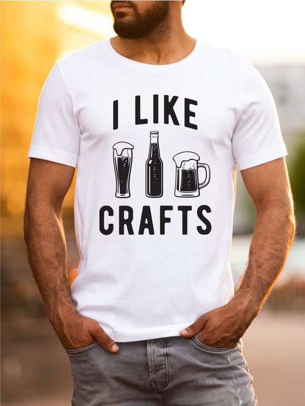 I Like Crafts Beer Crew Neck Softstyle Tee