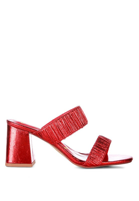 Giblet Mid Heel Casual Sandals