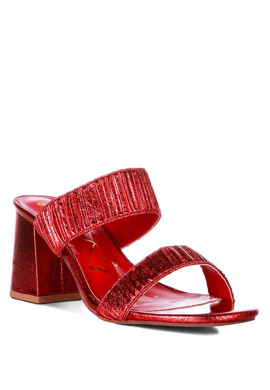 Giblet Mid Heel Casual Sandals