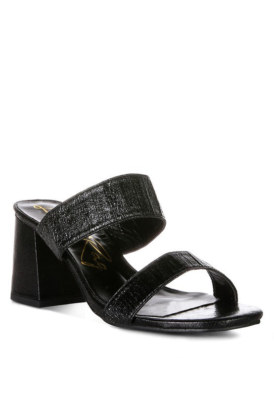 Giblet Mid Heel Casual Sandals