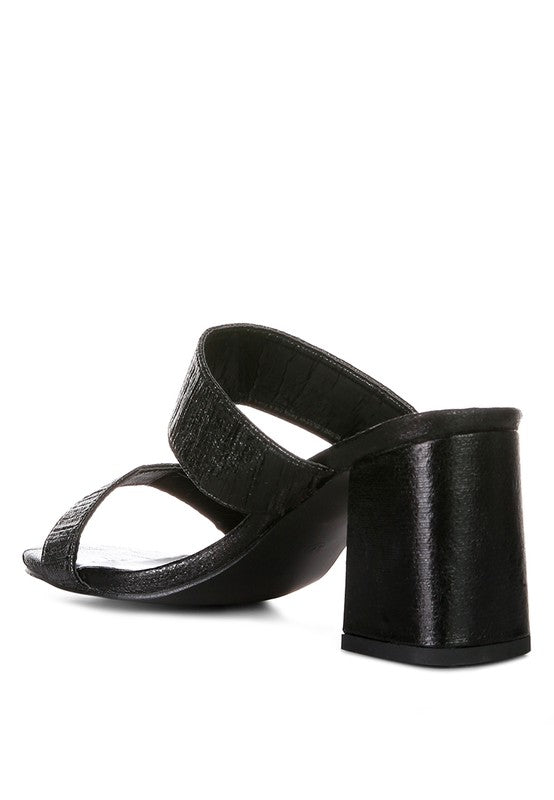 Giblet Mid Heel Casual Sandals