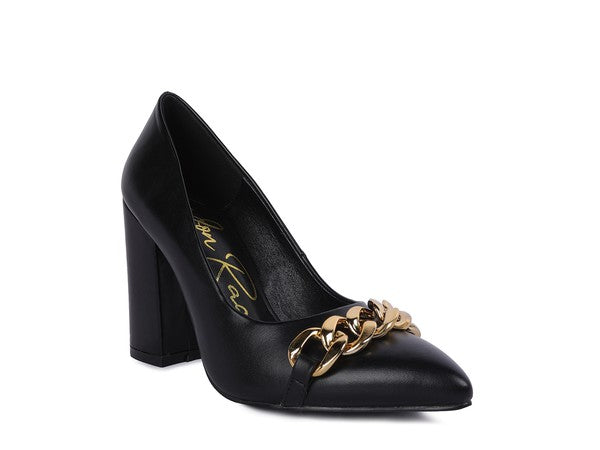 Majesty Block Heel Pumps