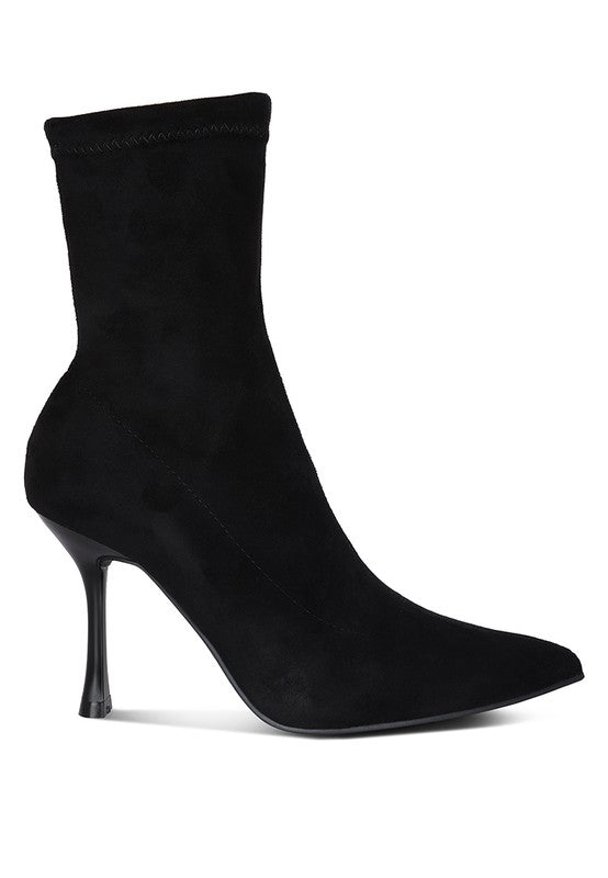 Tweeple Stiletto Boot With A Pointed Toe