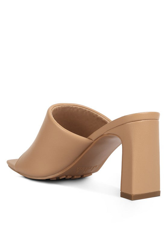 Cannes Slim Block Heel Sandals