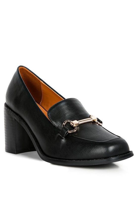 Boss Fav Classic Block Heel Loafers