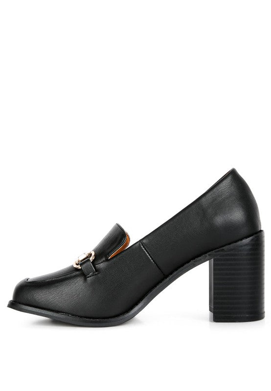 Boss Fav Classic Block Heel Loafers