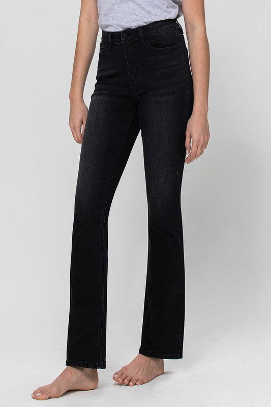 High Rise Slim Bootcut Jeans