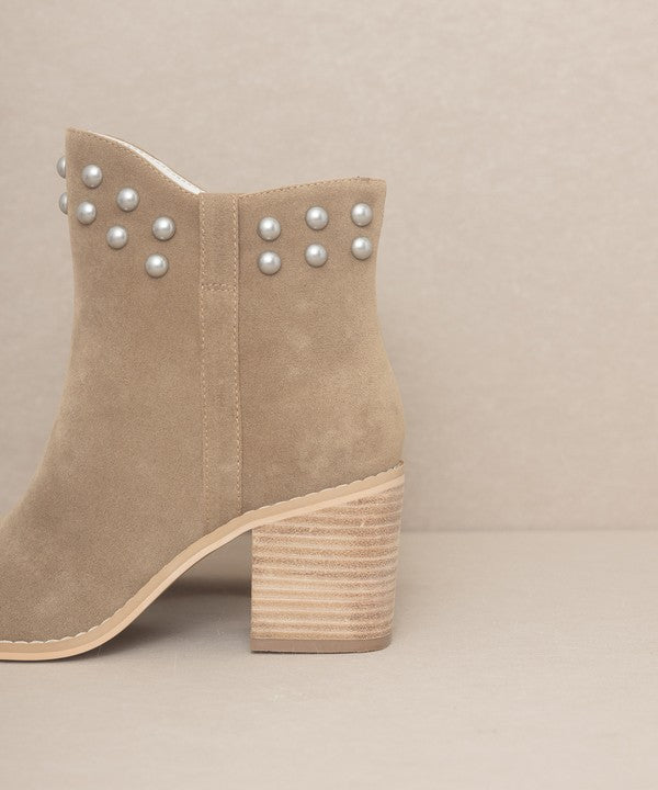 OASIS SOCIETY Alofi - Studded Collar Booties