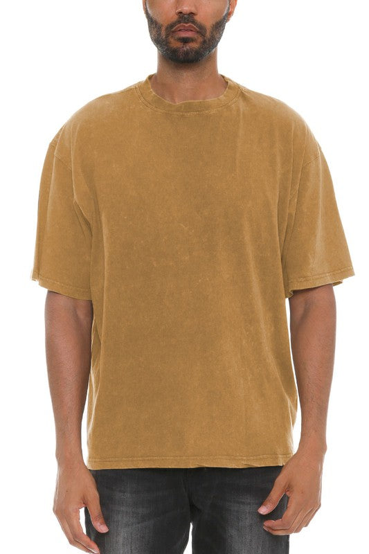 River Garment Wash Drop Shoulder Tee