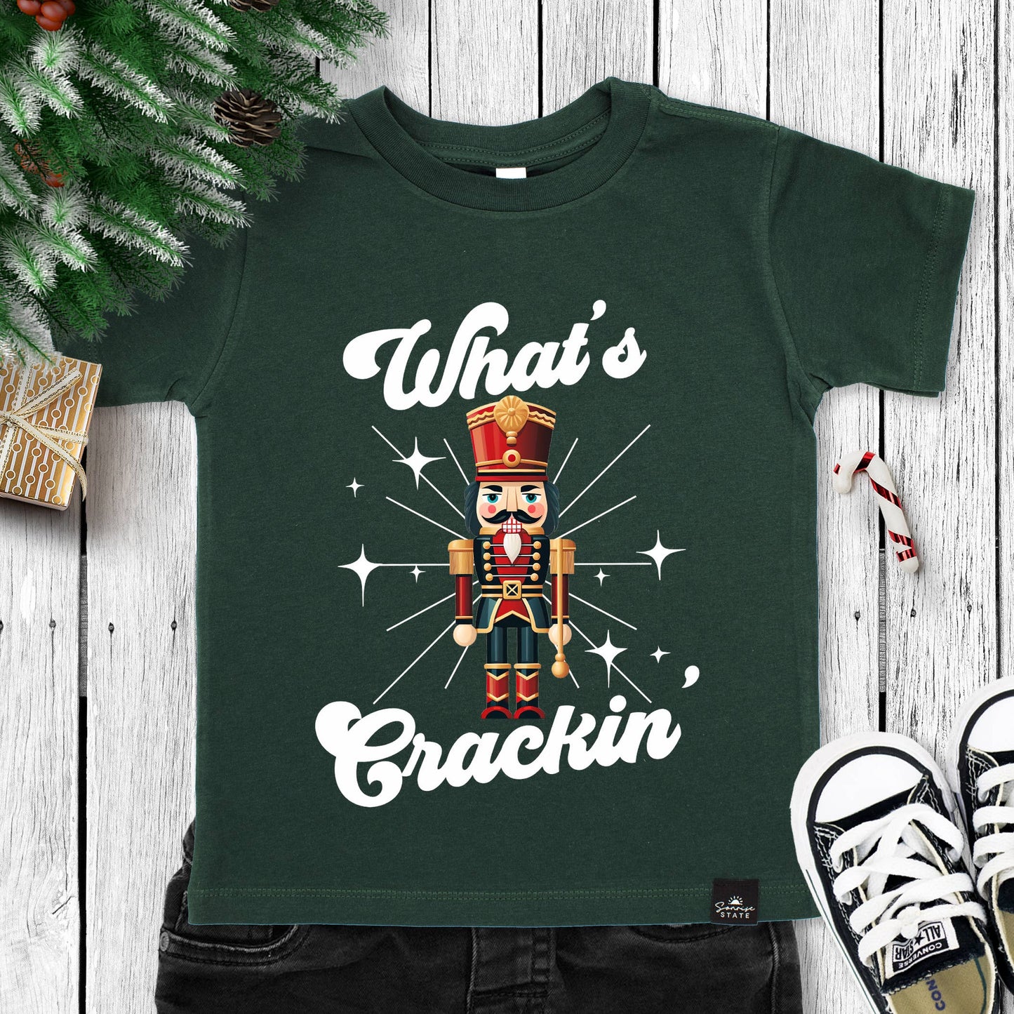 Sonrise State - What's Crackin' Nutcracker Boy's Christmas T-Shirt