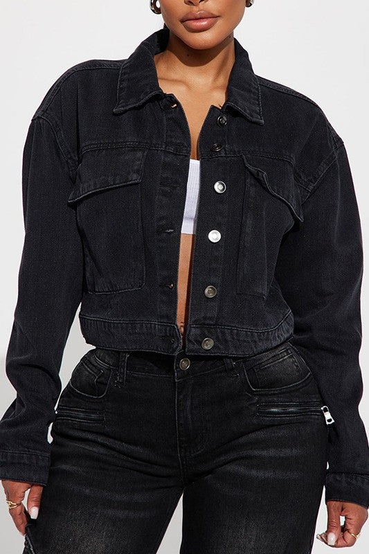 WOMEN FASHION DENIM JACKET