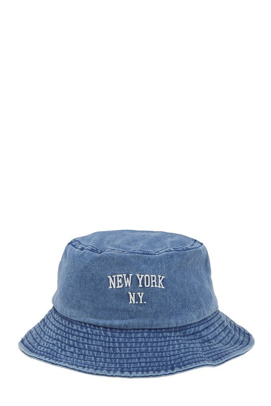 NEW YORK 3D Pigment Bucket Hat