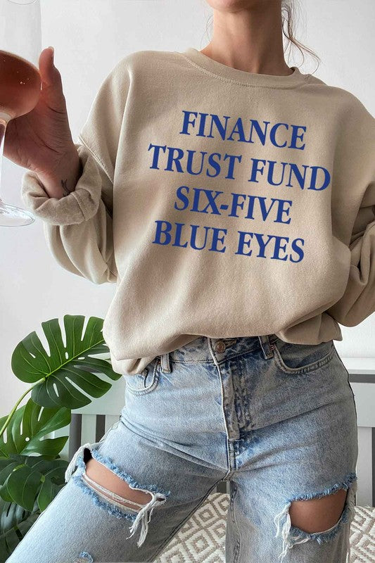 FINANCE TRUST FUND SIX FIVE GRAPHIC SWEATSHIRT