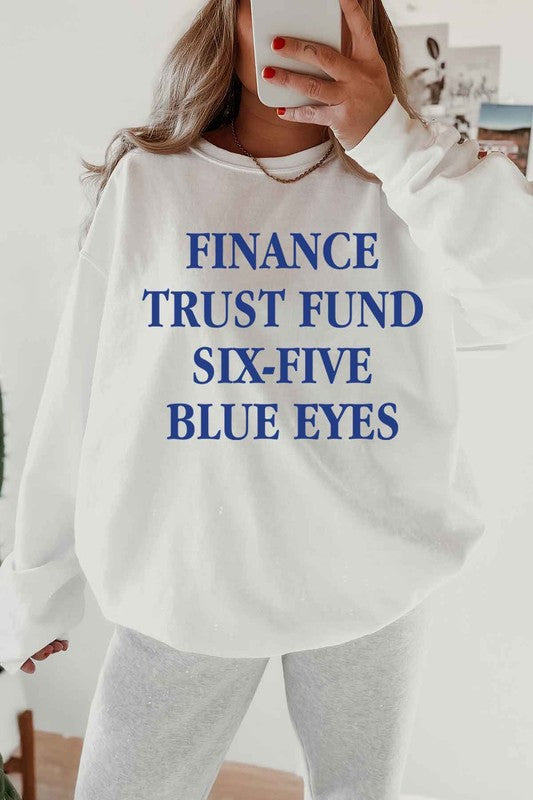 FINANCE TRUST FUND SIX FIVE GRAPHIC SWEATSHIRT