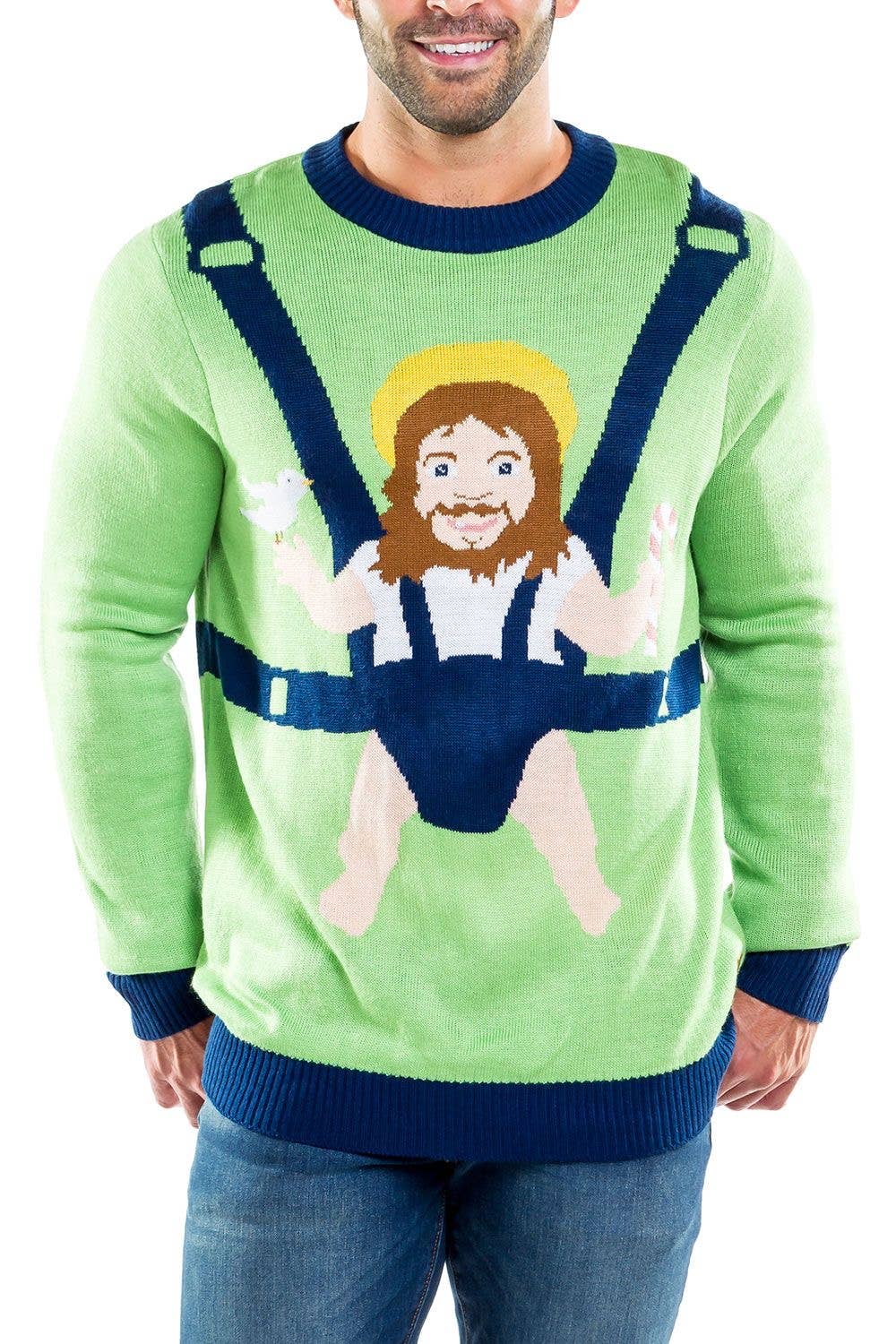 Tipsy Elves - Sweet Baby Jesus Men's Ugly Christmas Sweater