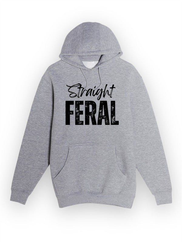 Straight Feral Graphic Hoodie