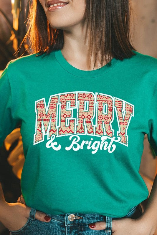 Merry & Bright Graphic Tee