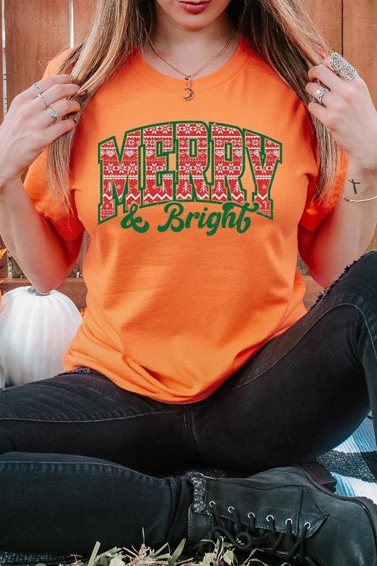 Merry & Bright Graphic Tee