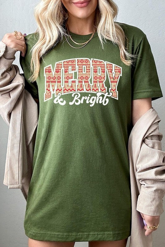 Merry & Bright Graphic Tee