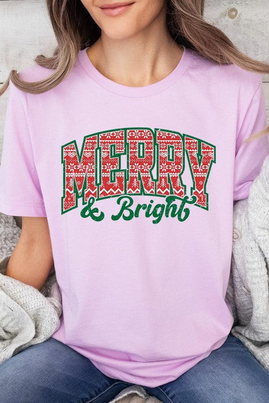 Merry & Bright Graphic Tee