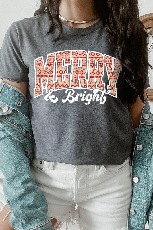 Merry & Bright Graphic Tee