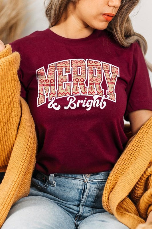 Merry & Bright Graphic Tee