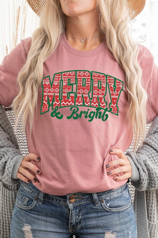 Merry & Bright Graphic Tee