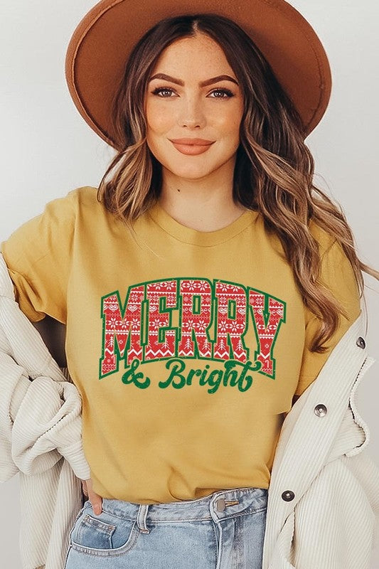 Merry & Bright Graphic Tee