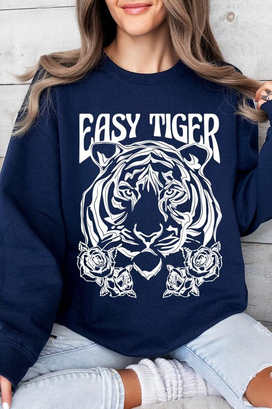 Easy Tiger Graphic Fleece Sweatshirts