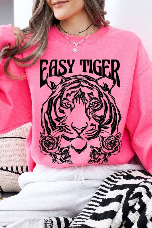 Easy Tiger Graphic Fleece Sweatshirts