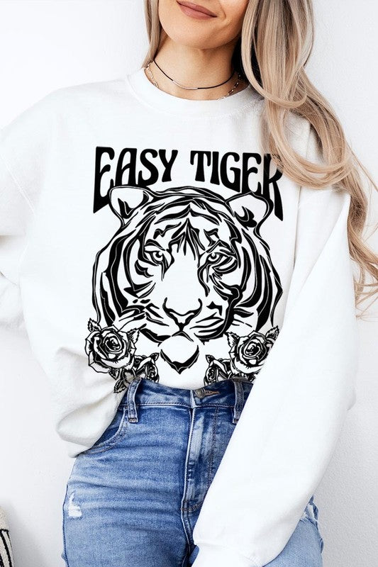 Easy Tiger Graphic Fleece Sweatshirts