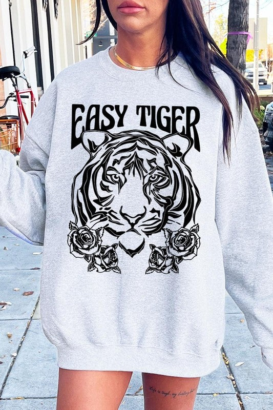 Easy Tiger Graphic Fleece Sweatshirts