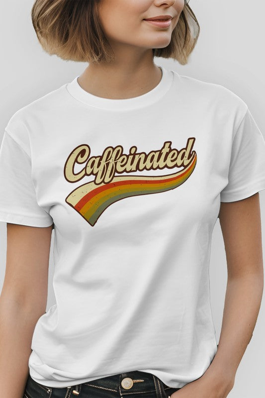 Caffeinated Retro Graphic Tee