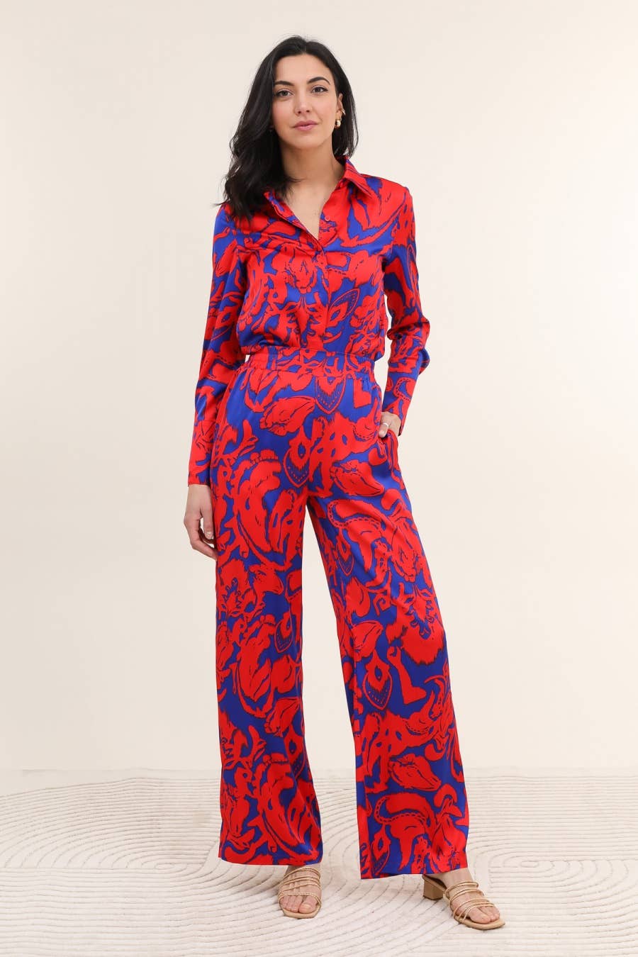 CHOKLATE PARIS - High Tide SS24 Printed Palazzo Pants- CK08183-1