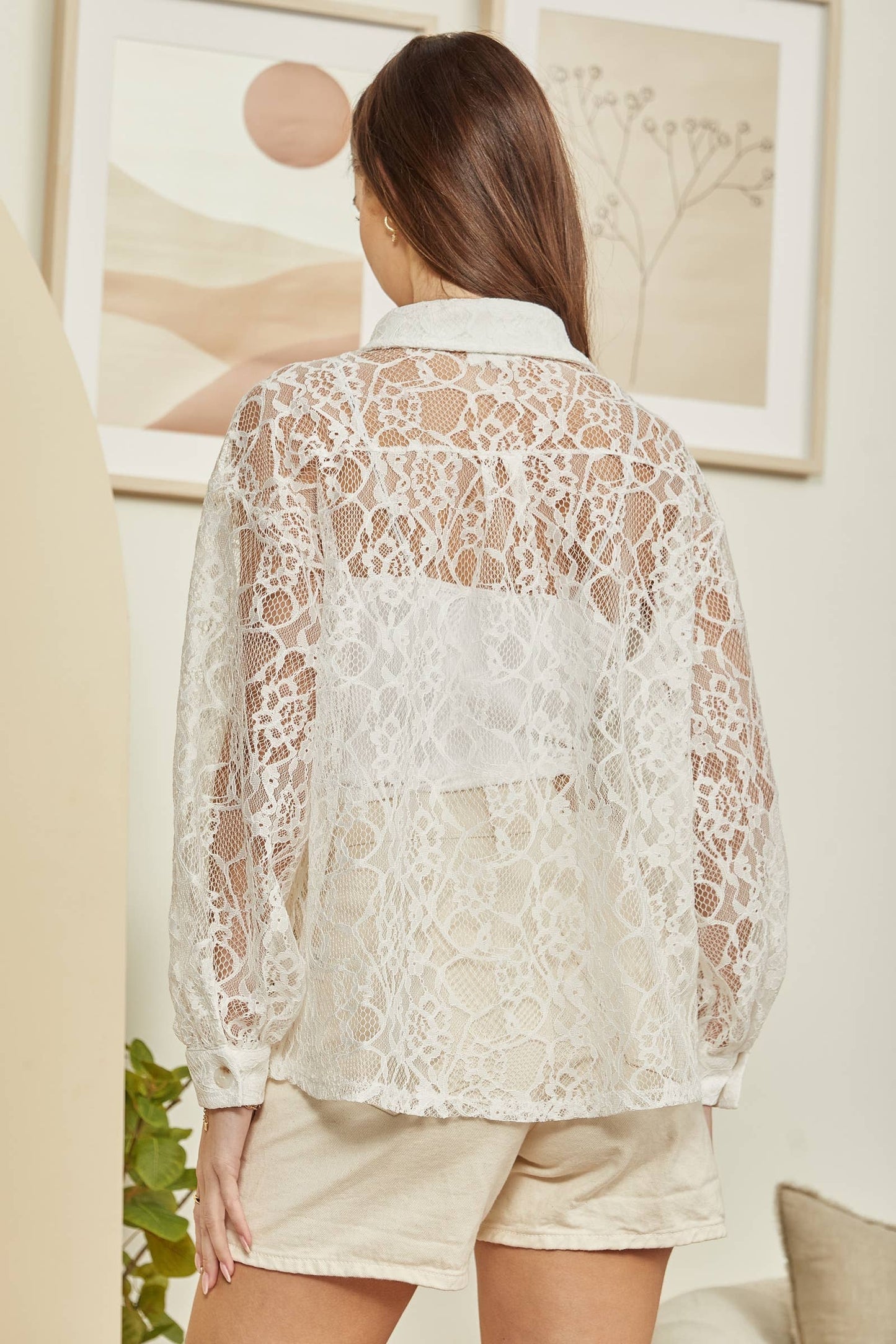 Andrée by Unit - Lace Shaket Blouse