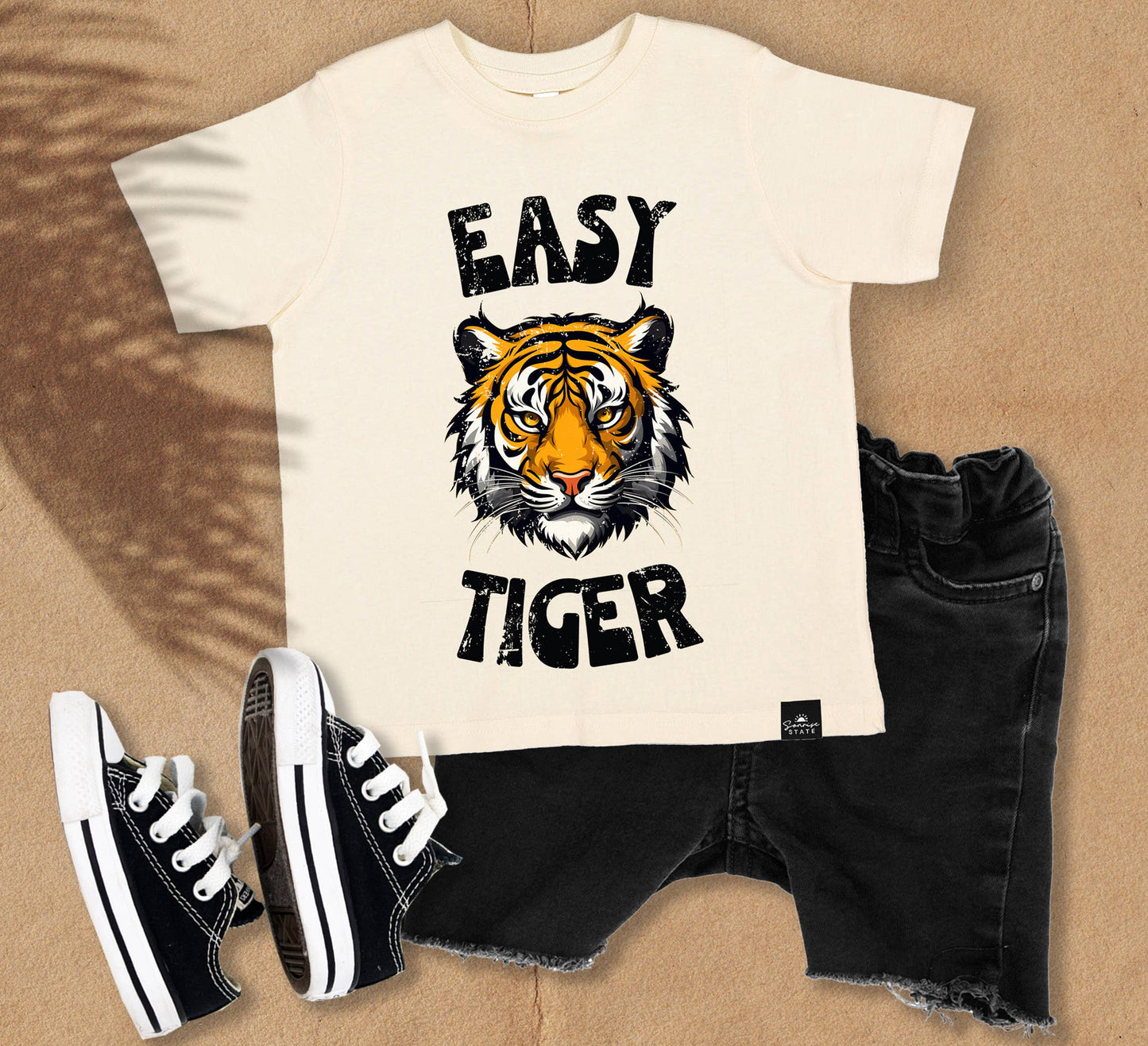 Sonrise State - Easy Tiger Boy's T-Shirt for Baby boy, Toddlers, and Youth