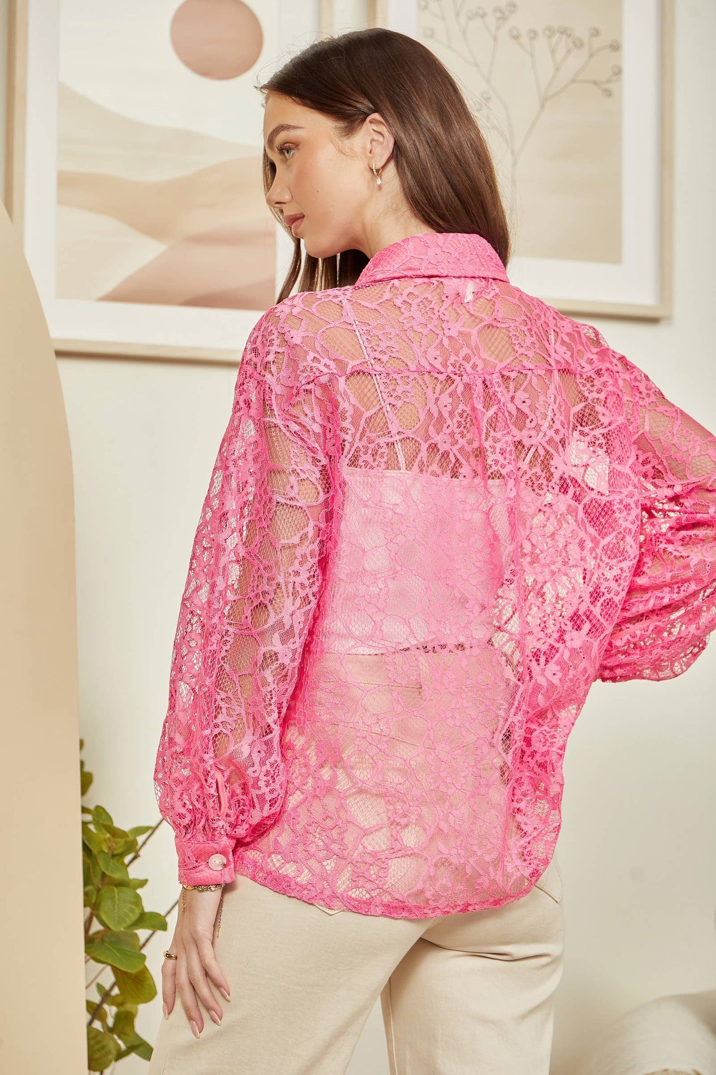 Andrée by Unit - Lace Shaket Blouse