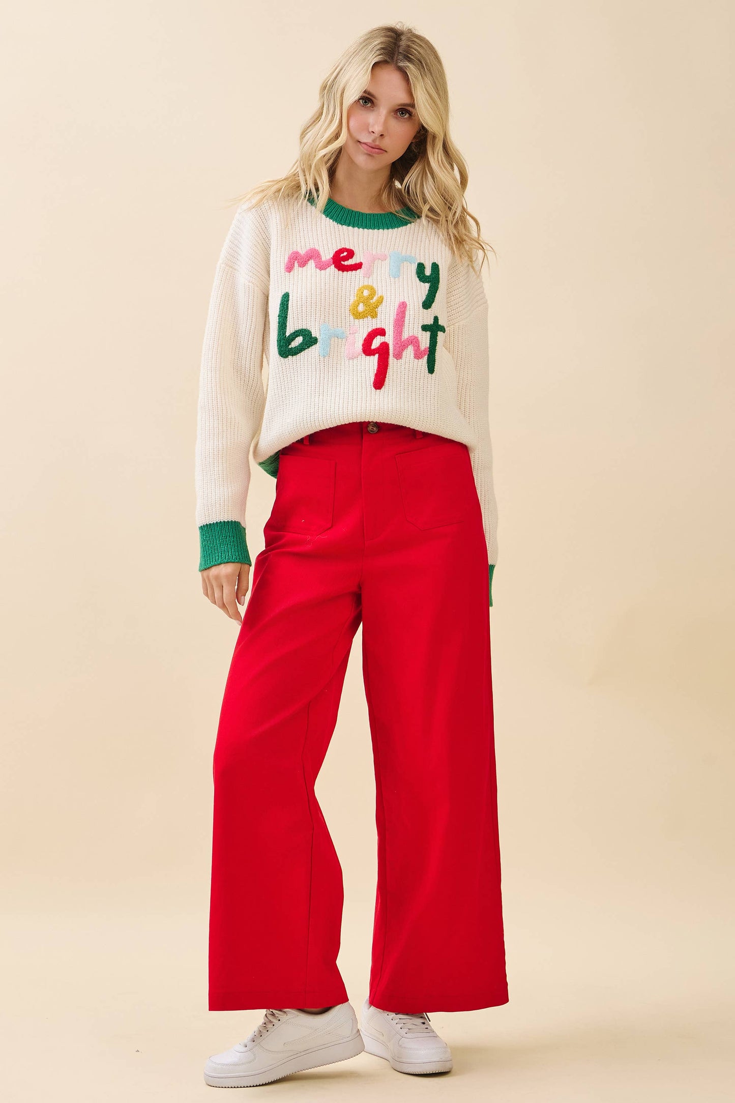 GeeGee x Lovelo - 'Merry & Bright' Knit Sweater CT52384