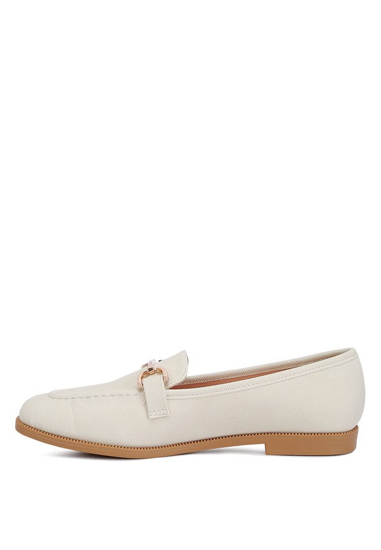 Fable Horsebit Embellished Flat Loafers