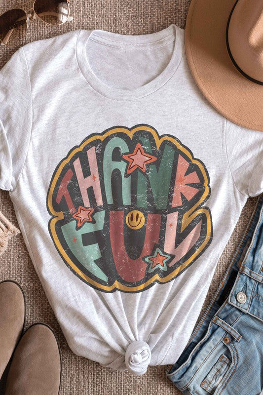 RETRO THANKFUL Graphic Tee